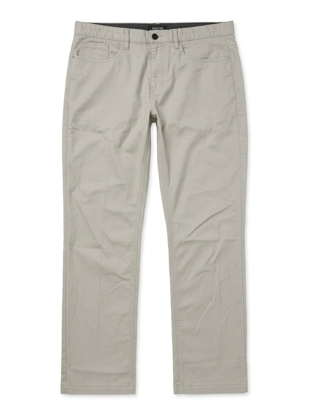Kenneth Cole Reaction Grey Stretch Slim Fit 5-Pocket Chino Pants 36x30